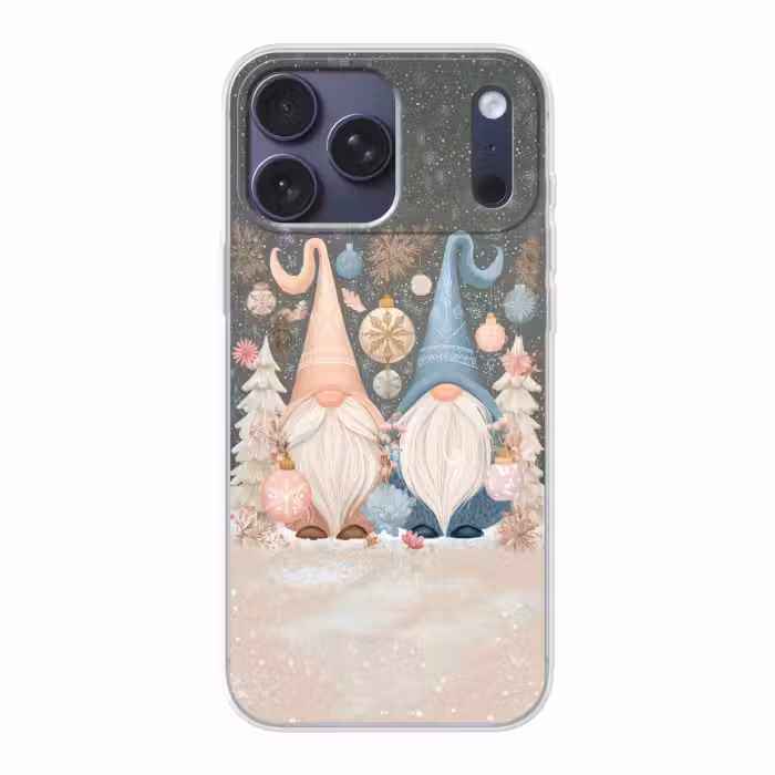 Handyhülle - Weihnachten - Wichtel - Pastell