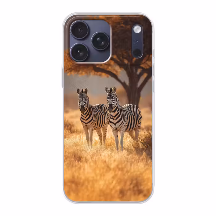 Handyhülle - Zebras - Savannenlandschaft - Gras