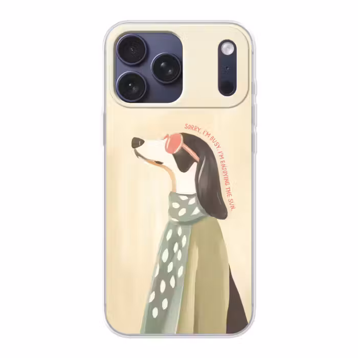 Handyhülle - Zitat - Hund - Sonnenbrille