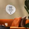 Papa - Spreuken - Stef Bos - Papa ik lijk steeds meer op jou - Quotes Wandcirkel Organisch Forex 3mm klein -sfeer3