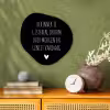 Herinner je gisteren droom over morgen geniet vandaag - Spreuken - Quotes Wandcirkel Organisch Forex 3mm klein -sfeer2