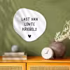 Last van lentekriebels - Spreuken - Quotes Wandcirkel Organisch Forex 3mm klein -sfeer2
