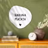 Hakuna matata - Spreuken - Quotes Wandcirkel Organisch Forex 3mm klein -sfeer2