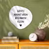 Spreuken - Grote avonturen beginnen klein - Quotes Wandcirkel Organisch Forex 3mm klein -sfeer2