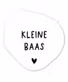 Spreuken - Kleine baas - Quotes Wandcirkel Organisch Forex 3mm klein -3d