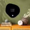 Spreuken - Lief - Quotes Wandcirkel Organisch Forex 3mm klein -sfeer2
