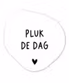 Spreuken - Quotes - Pluk de dag - Carpe diem Wandcirkel Organisch Forex 3mm klein -3d