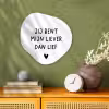Quotes - Jij bent mijn liever dan lief - Spreuken Wandcirkel Organisch Forex 3mm klein -sfeer2