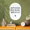 Adem kusjes in en blaas hartjes uit - Spreuken - Quotes Wandcirkel Ovaal Forex klein -sfeer2