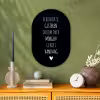 Herinner je gisteren droom over morgen geniet vandaag - Spreuken - Quotes Wandcirkel Ovaal Forex klein -sfeer2