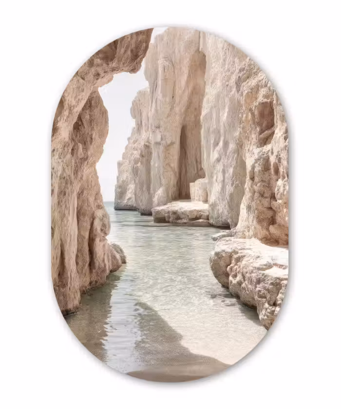 Forexbild Oval - Felsen - Meer - Sand - Schlucht