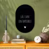 Last van lentekriebels - Quotes - Spreuken Wandcirkel Ovaal Forex klein -sfeer2