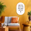 Van jou wil ik er nog wel eentje - Quotes - Spreuken Wandcirkel Ovaal Forex klein -sfeer4