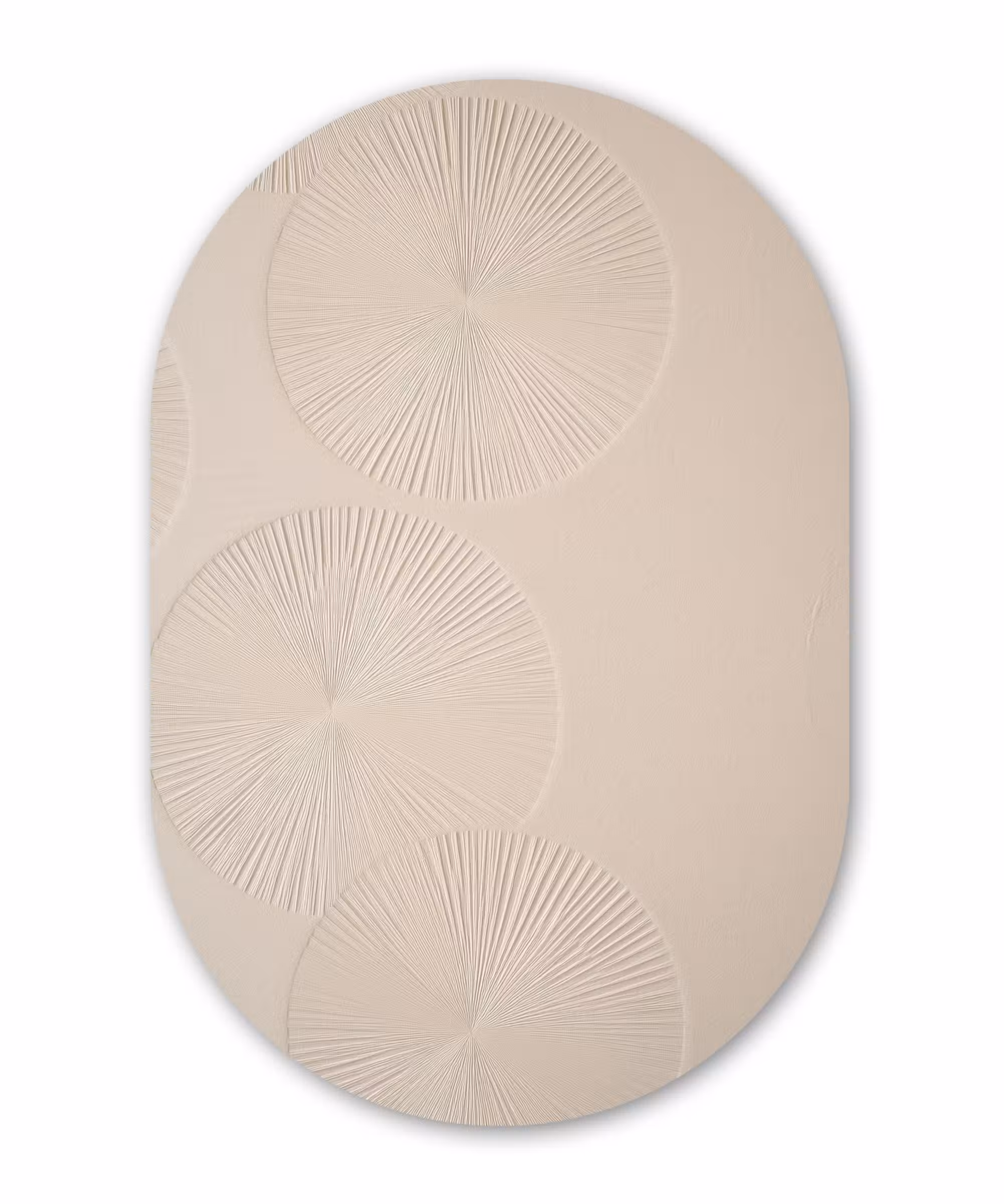 Forexbild Oval - Japandi - Beige - Modern
