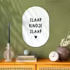 Slaap kindje slaap - Spreuken - Quotes Wandcirkel Ovaal Forex klein -sfeer2