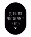 Spreuken - Een speciaal plekje in mijn hart - Quotes Wandcirkel Ovaal Forex klein -3d