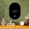 Spreuken - Geniet - Quotes Wandcirkel Ovaal Forex klein -sfeer2