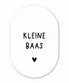 Spreuken - Kleine baas - Quotes Wandcirkel Ovaal Forex klein -3d