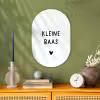 Spreuken - Kleine baas - Quotes Wandcirkel Ovaal Forex klein -sfeer2