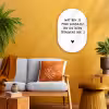 Spreuken - Wat ben je mooi vandaag - Quotes Wandcirkel Ovaal Forex klein -sfeer4