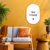 Ons stekkie - Quotes - Spreuken Wandcirkel Ovaal Forex klein -sfeer4