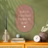Wat je allemaal met me doet - Spreuken - Quotes Wandcirkel Ovaal Forex klein -sfeer2