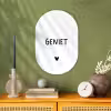 Quotes - Geniet - Spreuken Wandcirkel Ovaal Forex klein -sfeer2