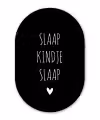 Quotes - Slaap kindje slaap - Spreuken Wandcirkel Ovaal Forex klein -3d