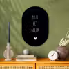 Quotes - Spreuken - Pluk het geluk Wandcirkel Ovaal Forex klein -sfeer2