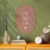Quotes - Spreuken - Slaap kindje slaap Wandcirkel Ovaal Forex klein -sfeer2