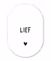 Quotes - Lief - Spreuken Wandcirkel Ovaal Forex klein -3d
