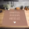 Adem kusjes in en blaas hartjes uit - Quotes - Spreuken Inductie beschermer vinyl 3mm middel -sfeer5