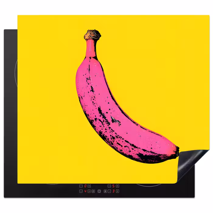 Herdabdeckplatte - Banane - Grafik - Gelb