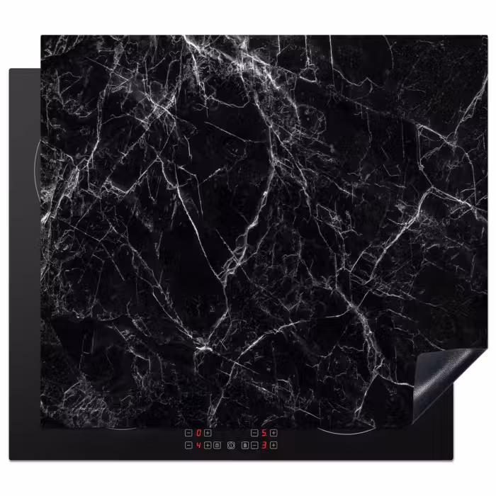 Herdabdeckplatte - Blitzschlag von Black Marble