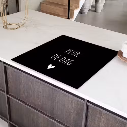 Carpe diem - Spreuken - Pluk de dag - Quotes Inductie beschermer vinyl 3mm middel -sfeer8