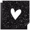 Design - Liefde - Hartje Inductie beschermer vinyl 3mm middel -3d
