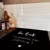 Geluk definitie - Quotes - Geluk is genieten van wat er is - Woordenboek - Tekst Inductie beschermer vinyl 3mm middel -sfeer3