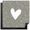 Hart - Design - Liefde Inductie beschermer vinyl 3mm middel -3d