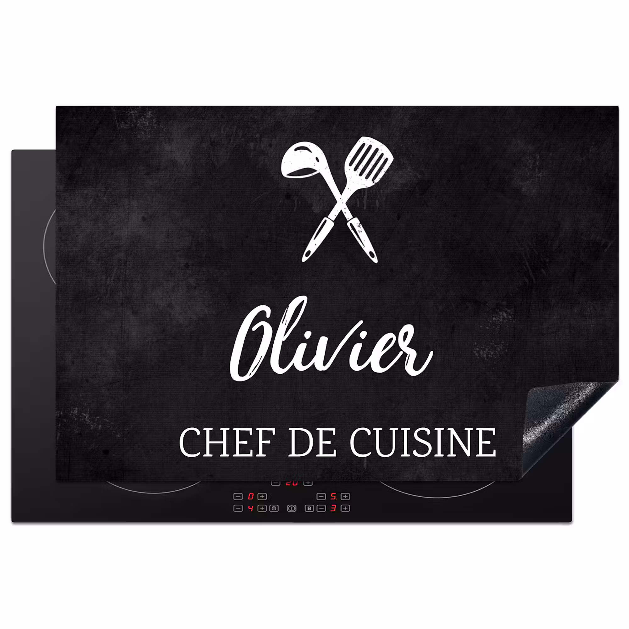 Personalisierbare Herdabdeckplatte - Chef de Cuisine