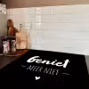 Geniet meer niet - Quotes - Genieten - Tekst Inductie beschermer vinyl 3mm middel -sfeer3