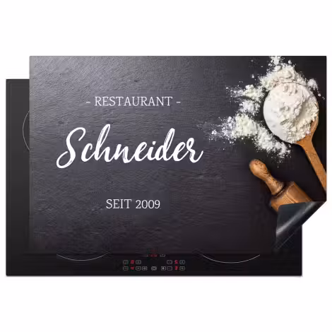 Personalisierbare Herdabdeckplatte - Restaurant