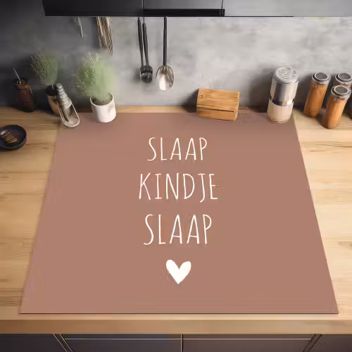 Slaap kindje slaap - Quotes - Spreuken Inductie beschermer vinyl 3mm middel -sfeer5