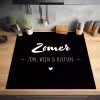 Zomer, zon, wijn & kletsen - Tekst - Zomer - Wijn - Quotes Inductie beschermer vinyl 3mm middel -sfeer5
