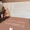 Spreuken - Geluk zit in een klein rompertje - Quotes Inductie beschermer vinyl 3mm middel -sfeer3