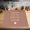 Spreuken - Je kust me je sust me - Maaike Ouboter - Quotes Inductie beschermer vinyl 3mm middel -sfeer5