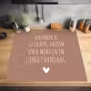 Spreuken - Herinner je gisteren droom over morgen en geniet vandaag - Quotes Inductie beschermer vinyl 3mm middel -sfeer5