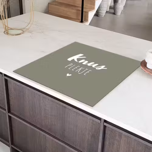 Spreuken - Knus plekje - Tekst - Zomer Inductie beschermer vinyl 3mm middel -sfeer8