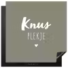 Spreuken - Knus plekje - Tekst - Zomer Inductie beschermer vinyl 3mm middel -3d