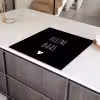 Spreuken - Kleine baas - Quotes Inductie beschermer vinyl 3mm middel -sfeer8