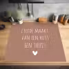 Spreuken - Liefde maakt van een huis een thuis - Quotes Inductie beschermer vinyl 3mm middel -sfeer5